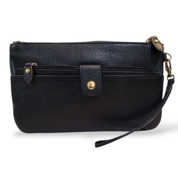 Lodis Olivia Leather Wristlet & Card Stacker Wallet - Picture 2 of 14